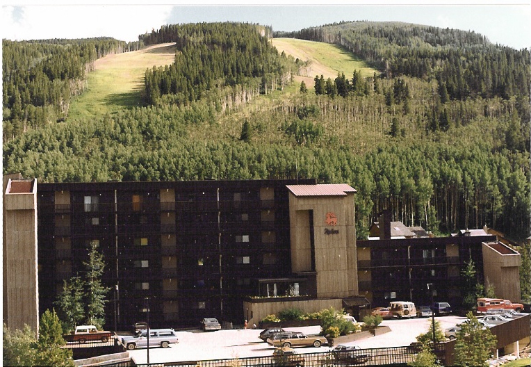photo of antlers at vail from year 1985