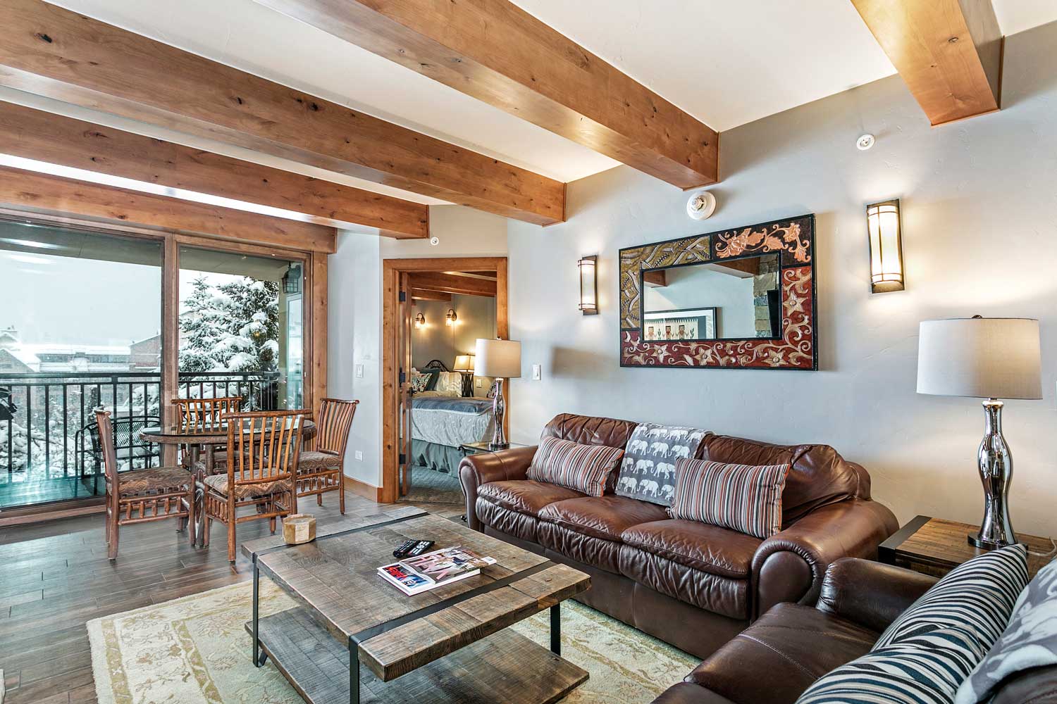 Living area of Antlers at Vail residence 601