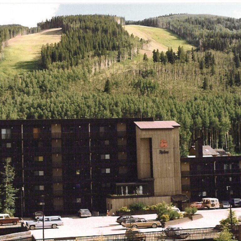 photo of antlers at vail from year 1985