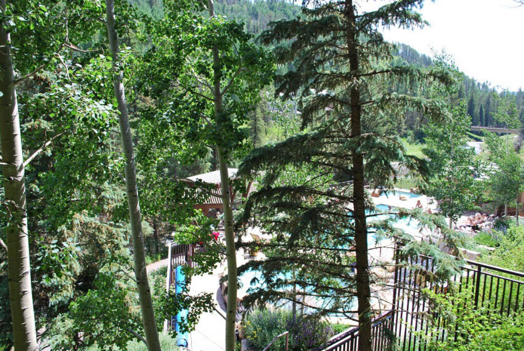 view of pool from antler sta vail studio 208