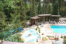 View of Antlers pool from balcony of condo 210 Antlers at Vail