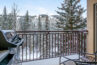 View of balcony of condo 305 Antlers at Vail