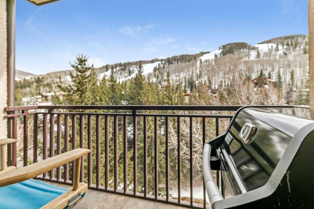 view of balcony condo 506 Antlers at Vail