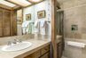 upstairs master bathroom of residence 620 at antlers at vail