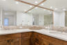 double sinks in bathroom of antlers residence 520