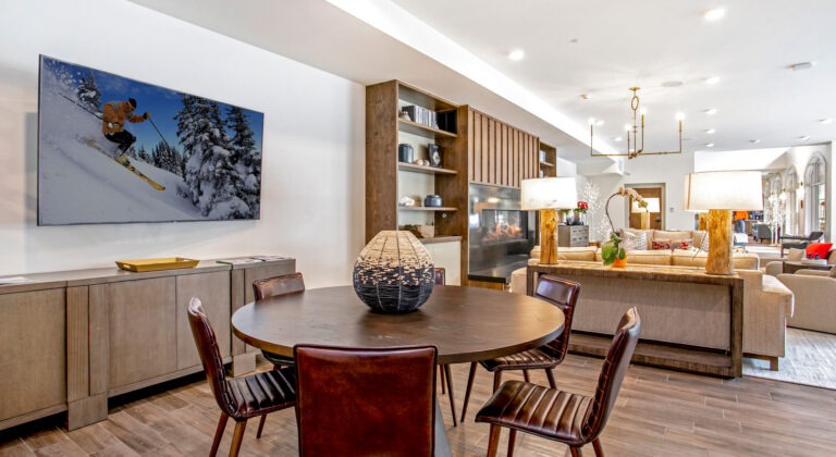 lobby of antlers at vail