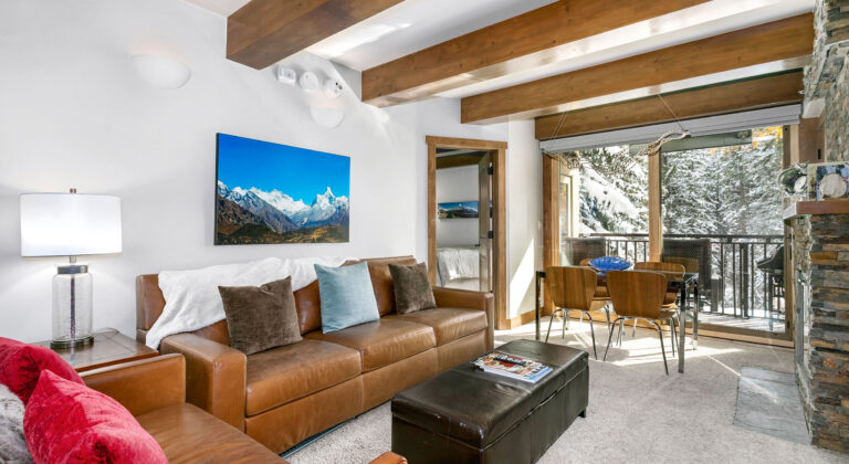 living room of antlers at vail condo 106