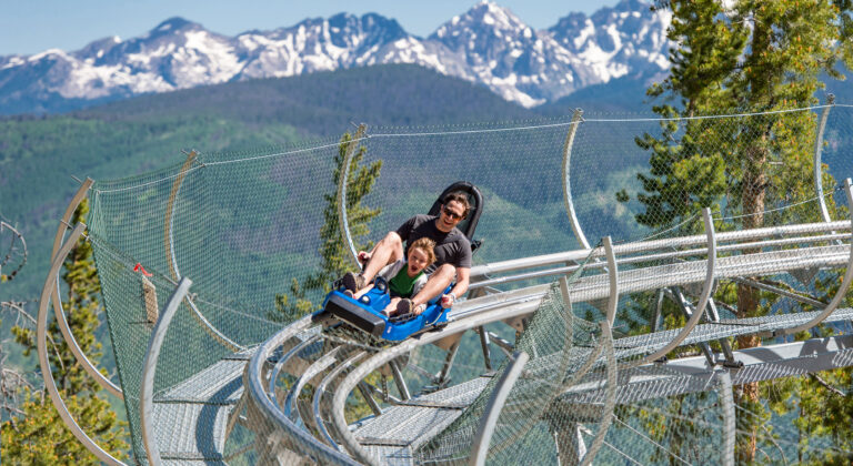 forest flyer alpine coaster on vail mountain