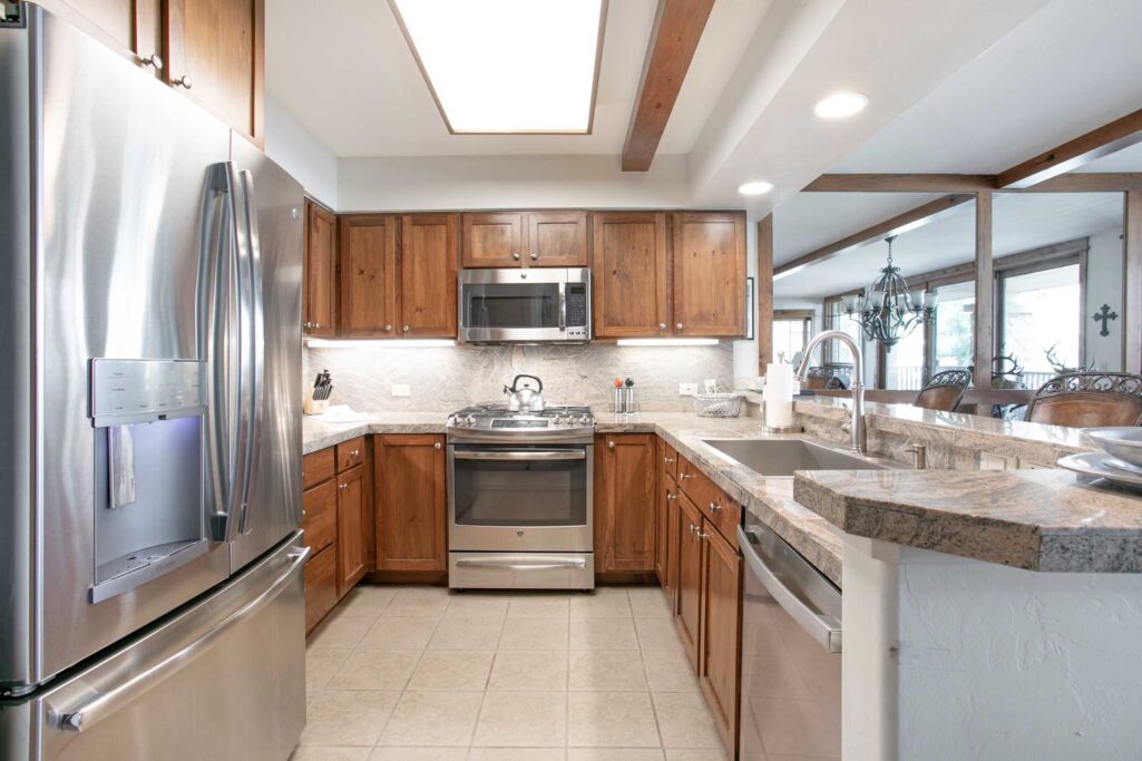 Kitchen of Antlers at Vail condo 415