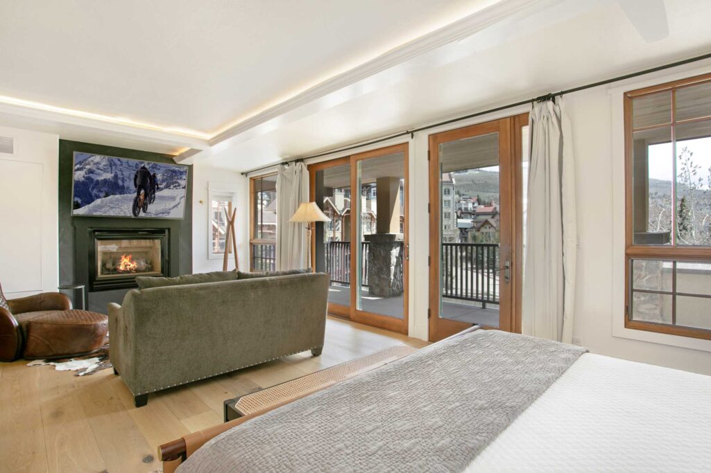 Master king bedroom of Antlers at Vail residence 520