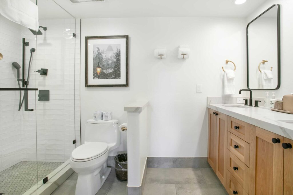 Master bathroom of Antlers at Vail residence 520