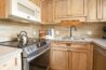 Full kitchen of Antlers at Vail condo 605