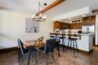 Dining room and kitchen of Antlers at Vail condo 414