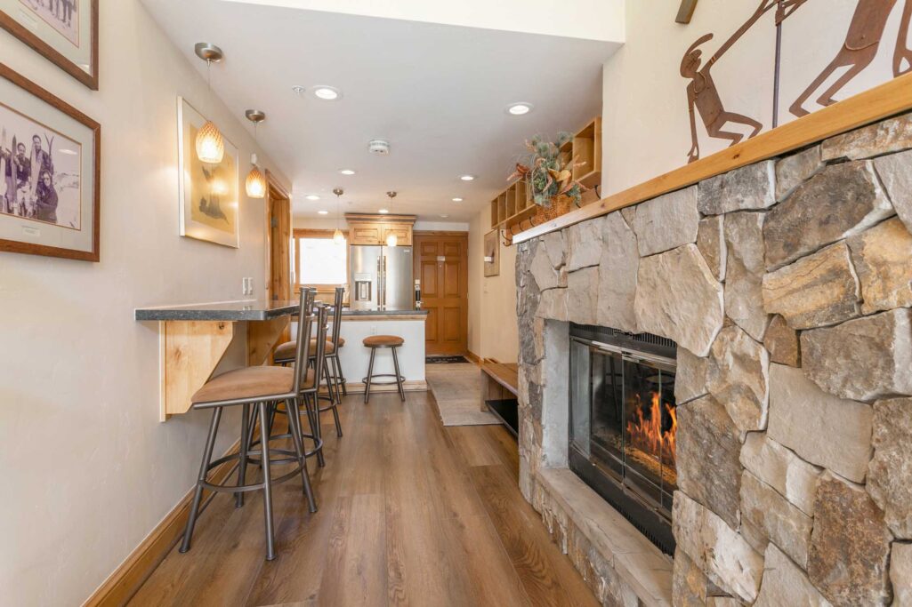 open floorplan of antlers at vail condo 705