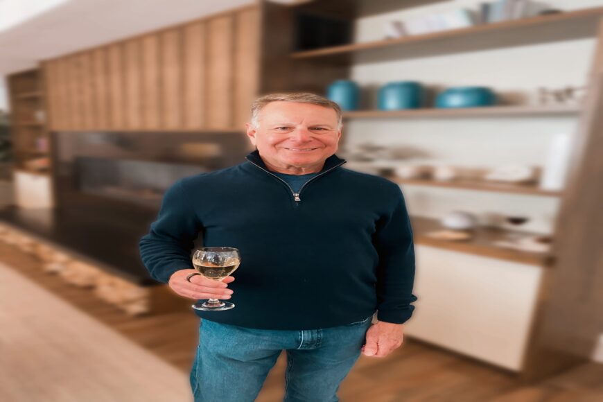 Antlers guest Steve Bensinger at Antlers Wine & Cheese reception