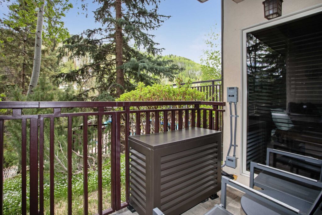 Balcony of Antlers at Vail condo 109