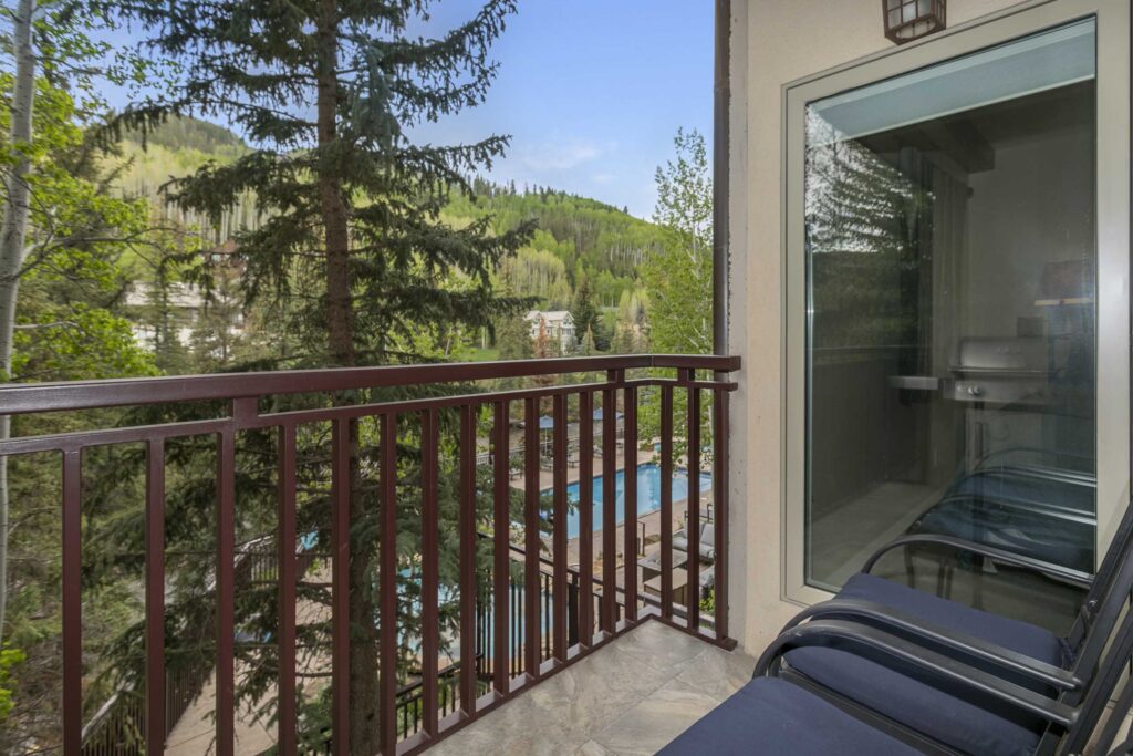 Balcony of Antlers at Vail condo 209