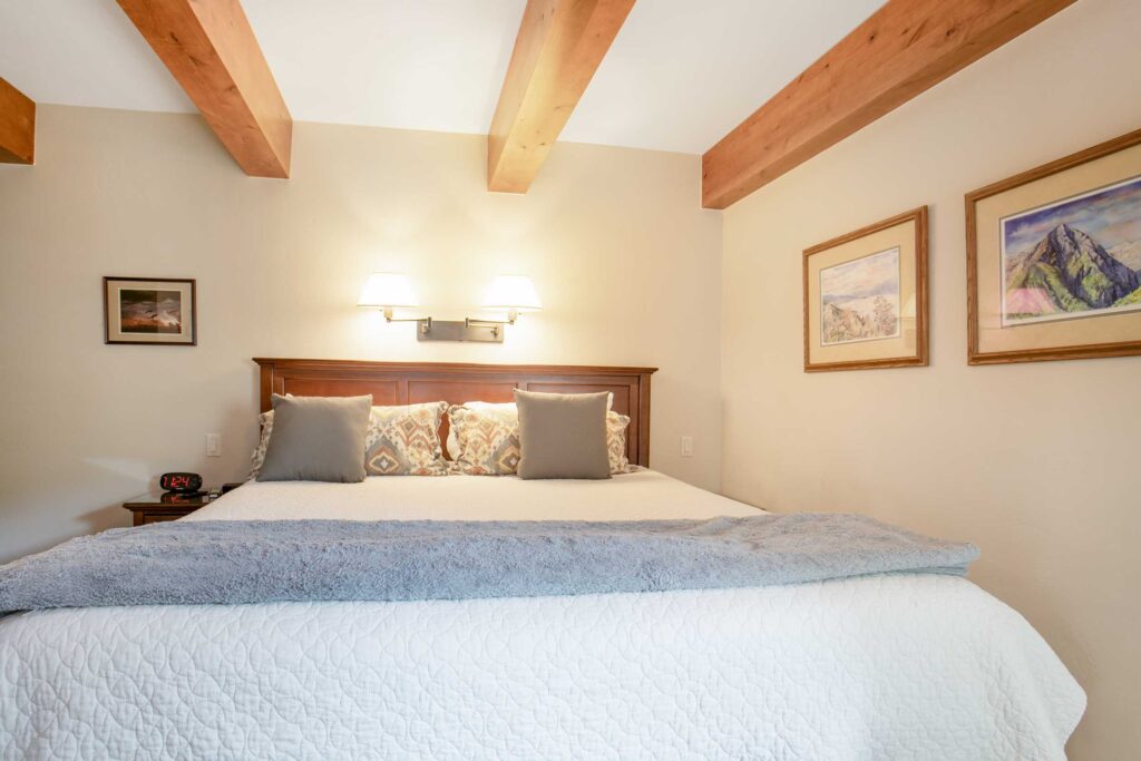 bedroom of Antlers at Bail condo 608