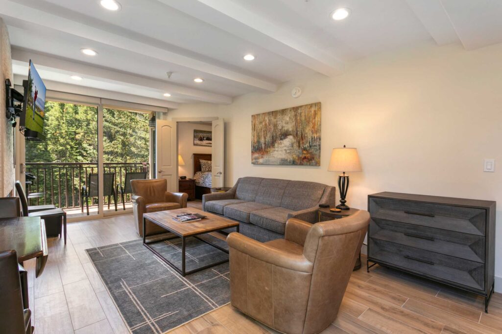 Living room of Antlers at Vail condo 303
