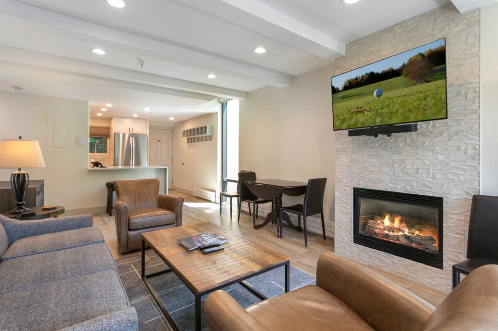 Living room of Antlers at Vail condo 303