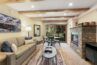 Living and dining area of Antlers at Vail condo 202