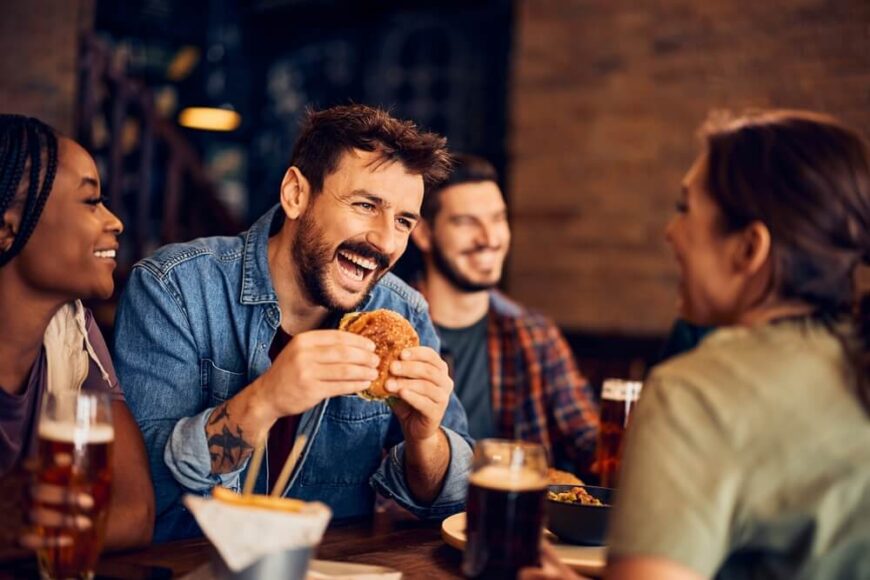 people dining in vail village
