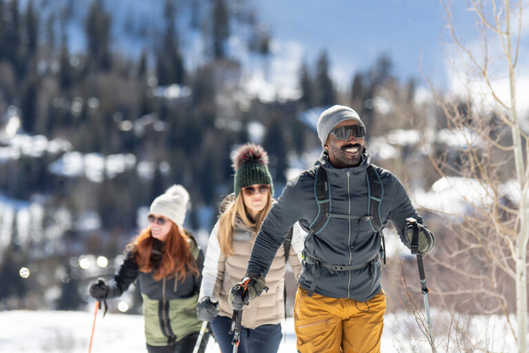 snowshoeing vail