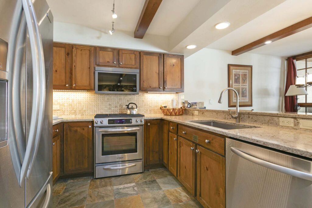Kitchen of Antlers at Vail condo 418