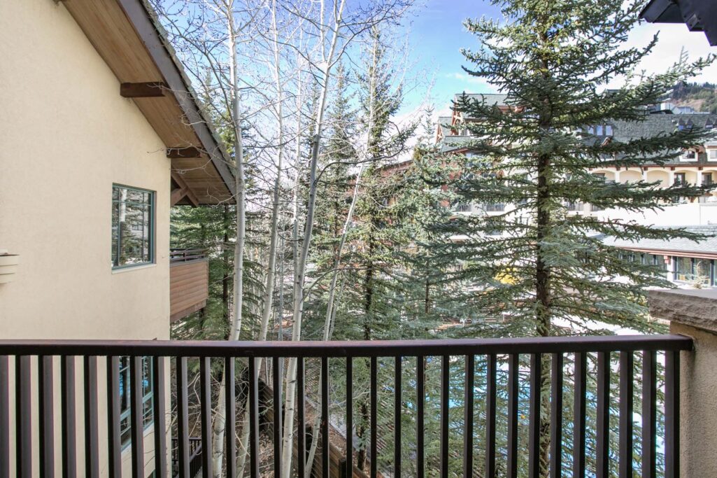 Balcony of Antlers at Vail residence 518