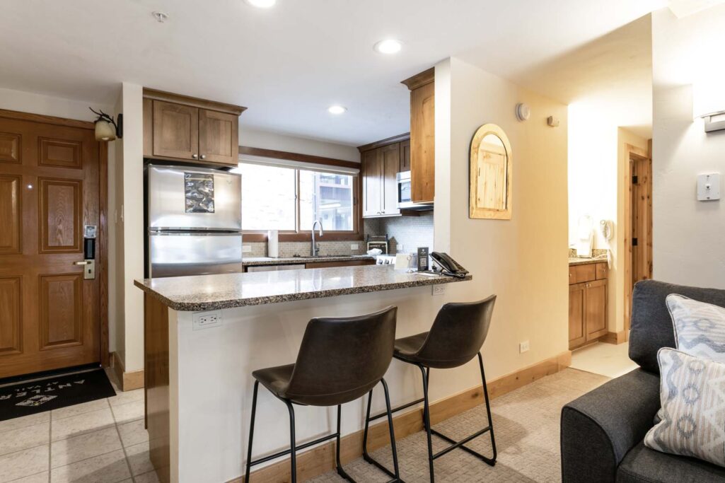 Kitchen of Antlers at Vail condo 604