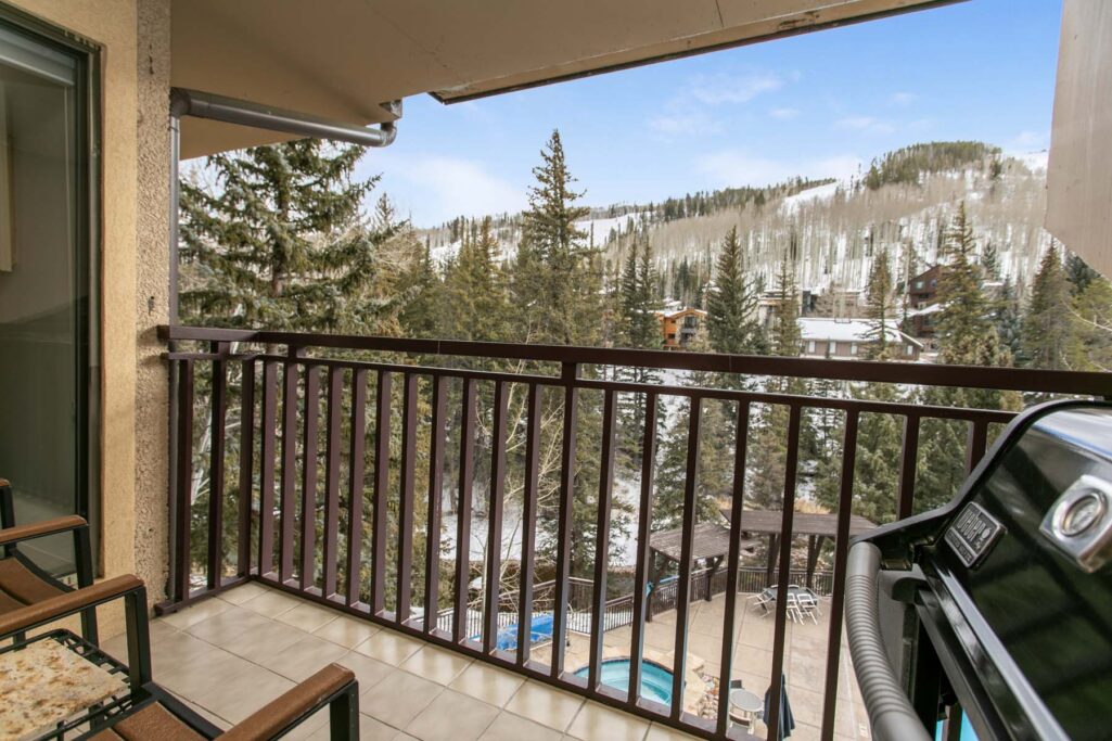 Balcony of Antlers at Vail condo 310