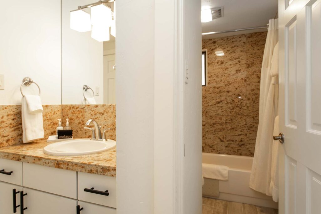 Bathroom of Antlers at Vail condo 310