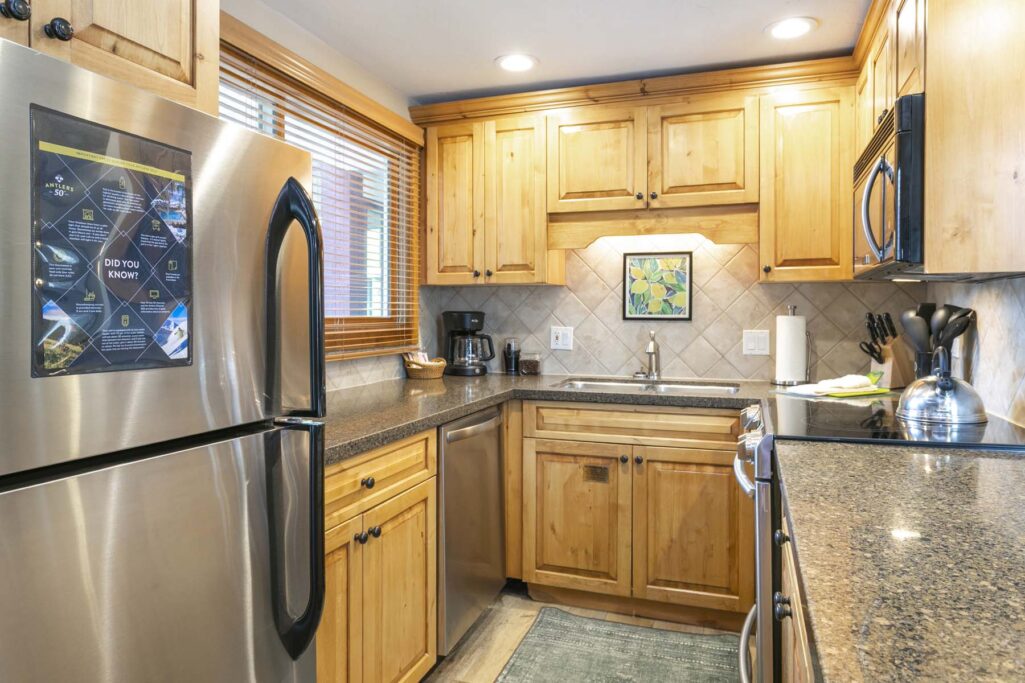 Kitchen of Antlers at Vail condo 602