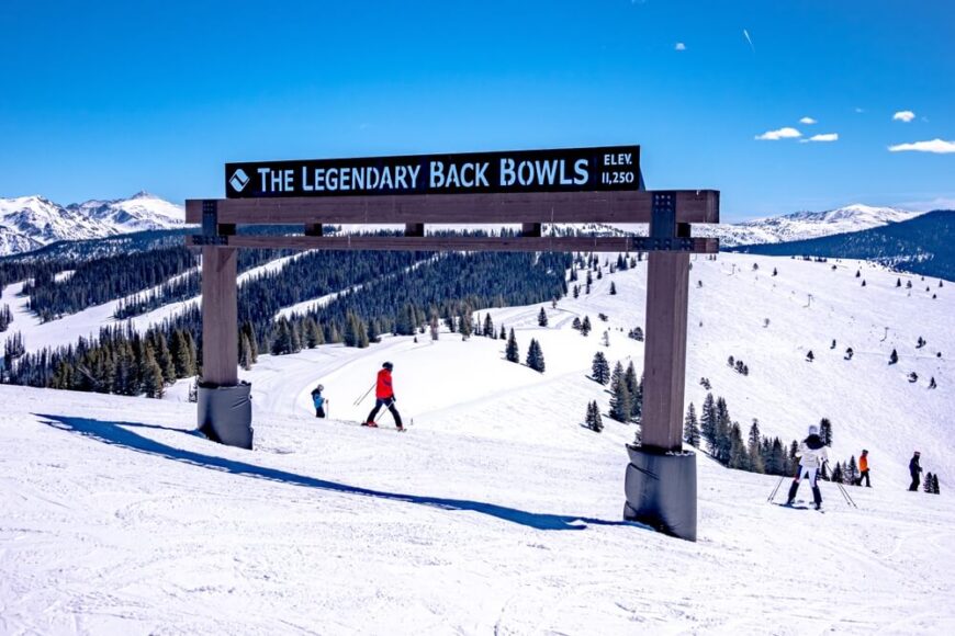 Legendary back bowls of Vail make for an unforgettable ski trip