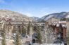 view from the private balcony of Antlers at Vail four-bedroom diamond residence 621